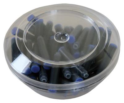 Naboje do piór niebieskie 50 sztuk. Wydawca: CRESCO. SmakLiter.pl Opakowanie Naboje do piór niebieskie 50 sztuk