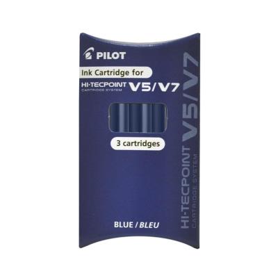 Naboje do V5/V7 niebieski 3szt PILOT. Wydawca: Pilot. SmakLiter.pl Opakowanie Naboje do V5/V7 niebieski 3szt PILOT
