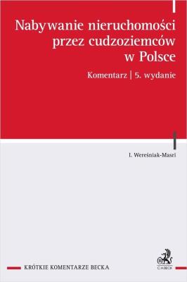 Okładka książki Nabywanie nieruchomości przez cudzoziemców...w.5