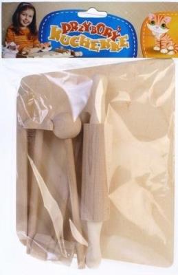 Naczynia kuchenne drewniane średnie. Wydawca: Rafał Magiera. SmakLiter.pl Opakowanie Naczynia kuchenne drewniane średnie