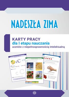 Nadeszła zima. Karty pracy. Autor: Naprawa Renata, Naprawa Renata Tanajewska Alicja. SmakLiter.pl Okładka książki Nadeszła zima. Karty pracy