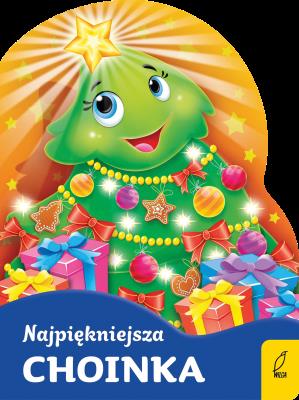 Najpiękniejsza choinka. Wykrojnik. Autor: Kozłowska Urszula. SmakLiter.pl Okładka książki Najpiękniejsza choinka. Wykrojnik