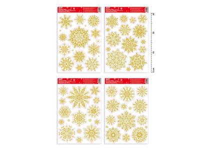 Opakowanie Naklejka BN brokat 20x30cm MIX