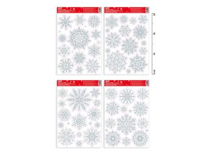 Opakowanie Naklejka BN brokat 20x30cm MIX