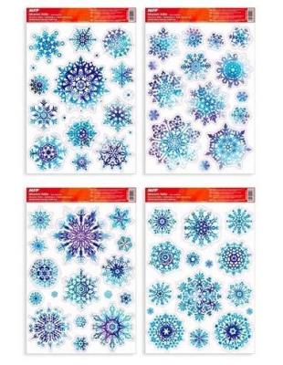 Opakowanie Naklejka BN brokat 20x30cm mix