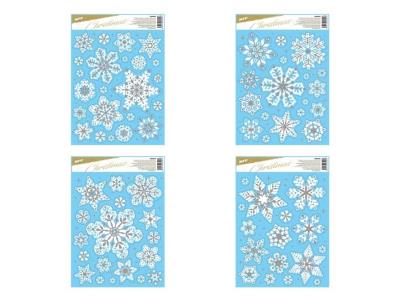 Opakowanie Naklejka BN brokat 30x42cm MIX