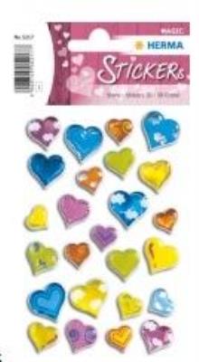 Opakowanie Naklejka Magic serca