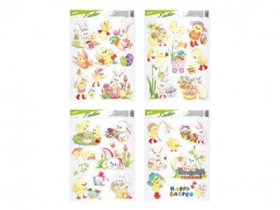 Opakowanie Naklejka na okno Wielkanoc MIX