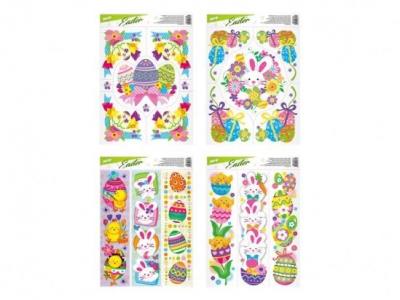 Opakowanie Naklejka na okno Wielkanoc MIX