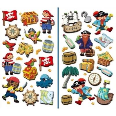 Naklejki 3D piraci MIX. Wydawca: Brewis. SmakLiter.pl Opakowanie Naklejki 3D piraci MIX