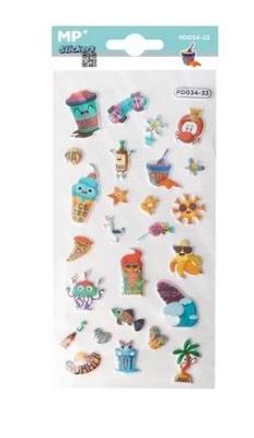 Opakowanie Naklejki 3D plaża