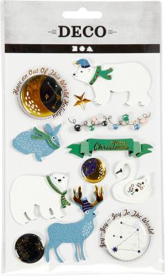 Opakowanie Naklejki 3D Polar 11szt. 1 arkusz edycja limitowana