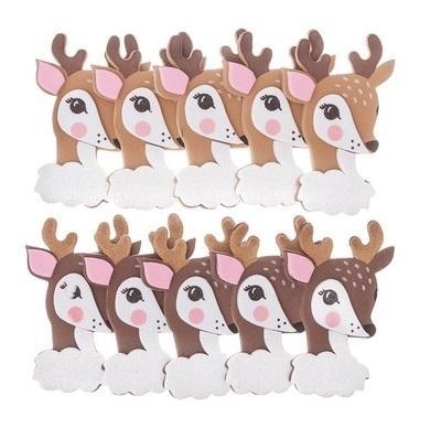 Naklejki 3D z piankami bambi 10szt. Wydawca: Dalprint. SmakLiter.pl Opakowanie Naklejki 3D z piankami bambi 10szt