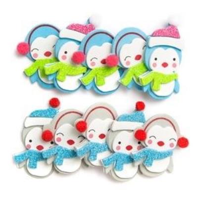 Opakowanie Naklejki 3D z pianki - pingwinki 10szt