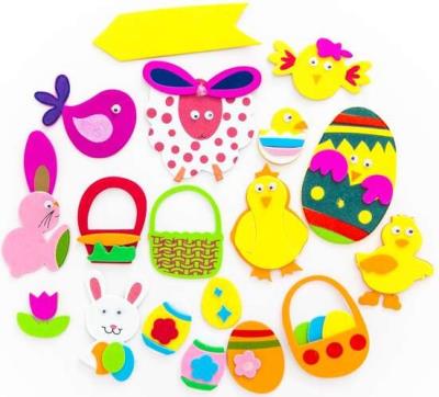 Opakowanie Naklejki 3D z pianki - Wielkanoc, 18 szt.