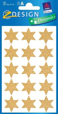 Opakowanie Naklejki błyszczące - Gwiazdki