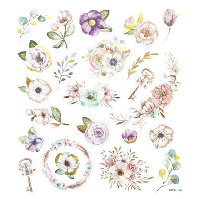Naklejki boho florals 22 szt.. Wydawca: DP CRAFT. SmakLiter.pl Opakowanie Naklejki boho florals 22 szt.