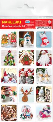 Opakowanie Naklejki. Boże Narodzenie