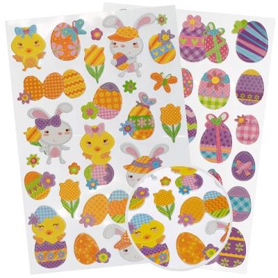 Opakowanie Naklejki brokatowe wielkanocne wzory