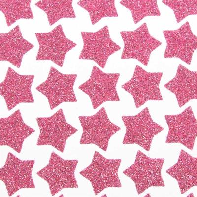 Opakowanie Naklejki brokatowe z pianki różowe