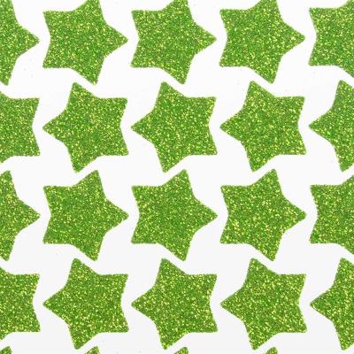 Opakowanie Naklejki brokatowe z pianki zielone