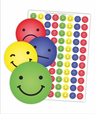 Opakowanie Naklejki. Buźki nastroje
