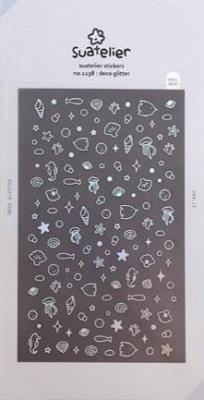 Opakowanie Naklejki Deco Morskie błyszczące