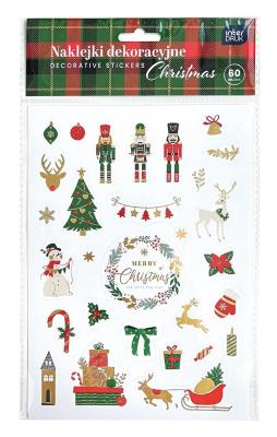 Opakowanie Naklejki dekoracyjne Christmas 60szt
