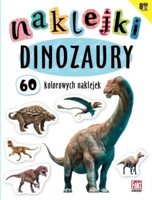 Naklejki. Dinozaury. Autor:   Praca zbiorowa. SmakLiter.pl Okładka książki Naklejki. Dinozaury