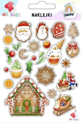 Naklejki dla dzieci Boże Narodzenie 3. Wydawca: All4Kids. SmakLiter.pl Opakowanie Naklejki dla dzieci Boże Narodzenie 3