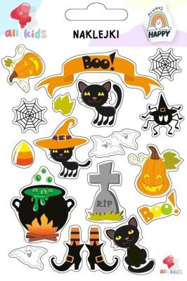 Naklejki dla dzieci Halloween 3. Wydawca: All4Kids. SmakLiter.pl Opakowanie Naklejki dla dzieci Halloween 3