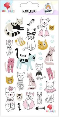 Opakowanie Naklejki dla dzieci Kotki