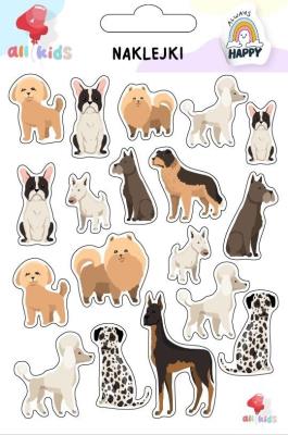 Naklejki dla dzieci Psy. Wydawca: All4Kids. SmakLiter.pl Opakowanie Naklejki dla dzieci Psy