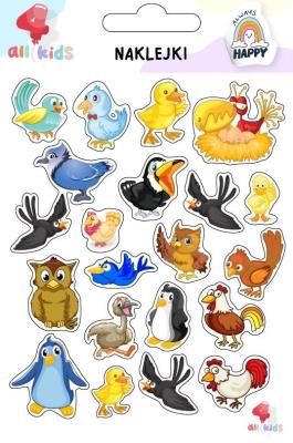 Naklejki dla dzieci Ptaki. Wydawca: All4Kids. SmakLiter.pl Opakowanie Naklejki dla dzieci Ptaki