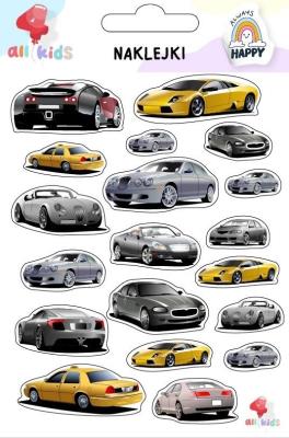 Naklejki dla dzieci Samochody. Wydawca: All4Kids. SmakLiter.pl Opakowanie Naklejki dla dzieci Samochody
