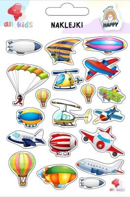 Naklejki dla dzieci Samoloty 2. Wydawca: All4Kids. SmakLiter.pl Opakowanie Naklejki dla dzieci Samoloty 2