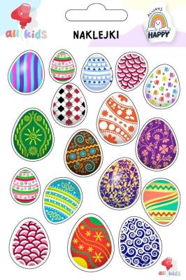 Naklejki dla dzieci Wielkanoc Pisanki. Wydawca: All4Kids. SmakLiter.pl Opakowanie Naklejki dla dzieci Wielkanoc Pisanki