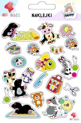 Naklejki dla dzieci Zwierzęta. Wydawca: All4Kids. SmakLiter.pl Opakowanie Naklejki dla dzieci Zwierzęta