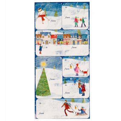 Opakowanie Naklejki do podpisywania prezentów 10,5x21,5 2szt