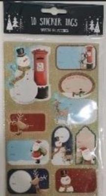 Opakowanie Naklejki do podpisywania prezentów 12,5x20cm 1szt