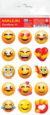 Opakowanie Naklejki. Emotikony