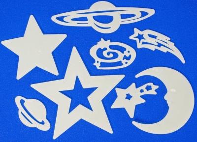 Opakowanie Naklejki fluorescencyjne Blaze 8szt