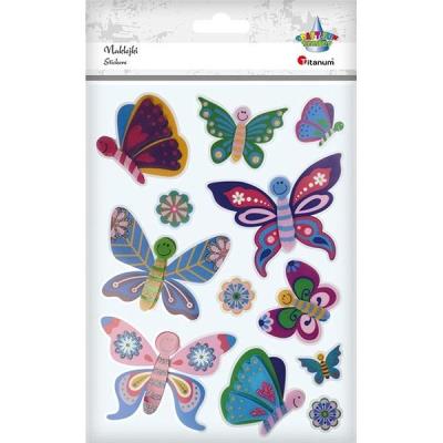 Opakowanie Naklejki foliowe 3D motyle mix 12szt.