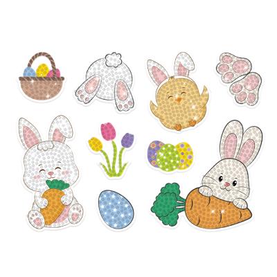 Opakowanie Naklejki Haft diamentowy króliczek i pisanki