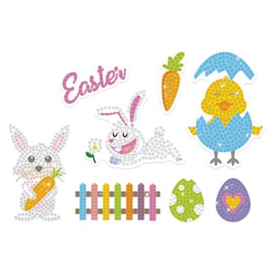 Opakowanie Naklejki Haft diamentowy radosna Wielkanoc