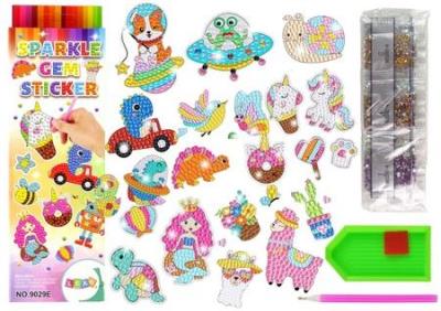 Opakowanie Naklejki haft diamentowy