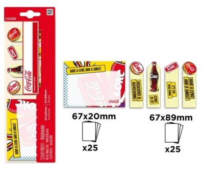 Opakowanie Naklejki indeksujące Coca-Cola