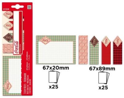 Opakowanie Naklejki indeksujące Coca-Cola