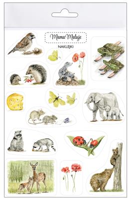 Naklejki Jak dobrze, że jesteś 1. Wydawca: Mama Maluje. SmakLiter.pl Opakowanie Naklejki Jak dobrze, że jesteś 1