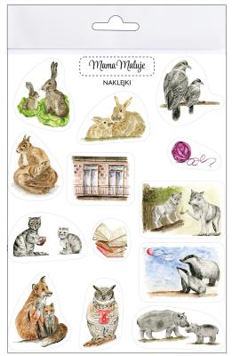 Naklejki Jak dobrze, że jesteś 2. Wydawca: Mama Maluje. SmakLiter.pl Opakowanie Naklejki Jak dobrze, że jesteś 2